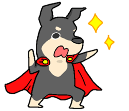 Super Hero Doberman sticker #1525448