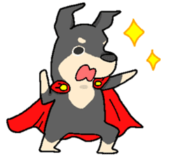 Super Hero Doberman sticker #1525448