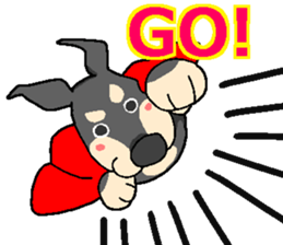 Super Hero Doberman sticker #1525451