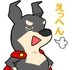 Super Hero Doberman sticker #1525465