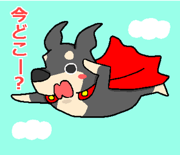 Super Hero Doberman sticker #1525468