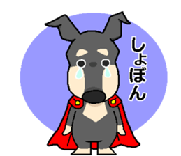 Super Hero Doberman sticker #1525469