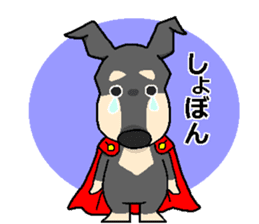 Super Hero Doberman sticker #1525469