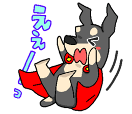 Super Hero Doberman sticker #1525470