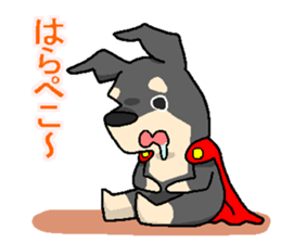 Super Hero Doberman sticker #1525476