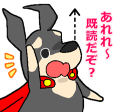 Super Hero Doberman sticker #1525486