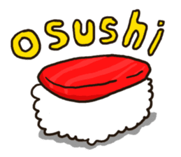 love is sushi or pants sticker #1526391