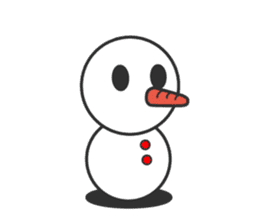 mr.snowman sticker #1526408