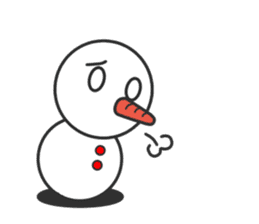 mr.snowman sticker #1526409