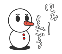 mr.snowman sticker #1526410