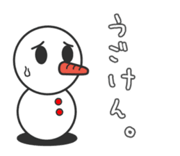 mr.snowman sticker #1526415