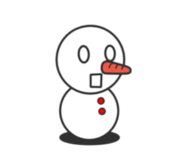 mr.snowman sticker #1526418