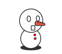 mr.snowman sticker #1526418