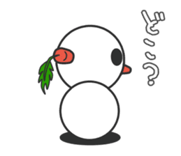 mr.snowman sticker #1526420