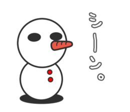 mr.snowman sticker #1526423
