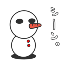 mr.snowman sticker #1526423