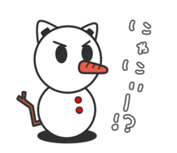 mr.snowman sticker #1526424
