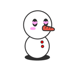 mr.snowman sticker #1526427