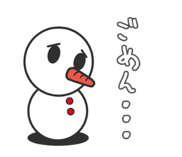 mr.snowman sticker #1526432