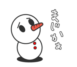 mr.snowman sticker #1526440