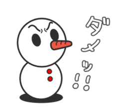 mr.snowman sticker #1526443