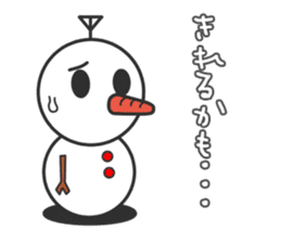 mr.snowman sticker #1526444