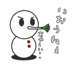 mr.snowman sticker #1526446
