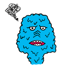 sludge monster sticker #1526530