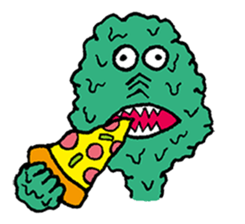 sludge monster sticker #1526536