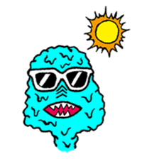 sludge monster sticker #1526541