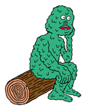 sludge monster sticker #1526546