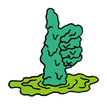 sludge monster sticker #1526548