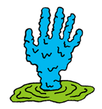 sludge monster sticker #1526554