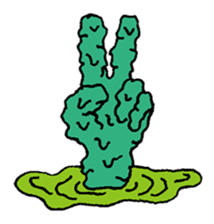 sludge monster sticker #1526555