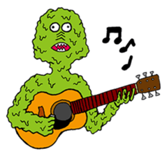 sludge monster sticker #1526565