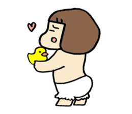 One year old baby Otowa-chan sticker #1527872
