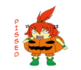 Pumpkin-chan's Halloween activities (EN) sticker #1528026