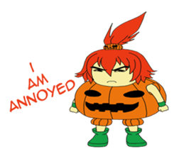 Pumpkin-chan's Halloween activities (EN) sticker #1528029