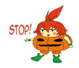 Pumpkin-chan's Halloween activities (EN) sticker #1528031