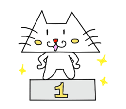 The "Triangle Cat" sticker #1531421