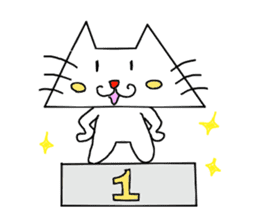 The "Triangle Cat" sticker #1531421