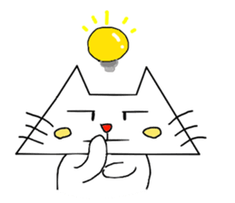 The "Triangle Cat" sticker #1531422