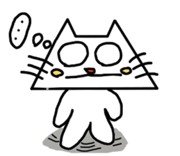 The "Triangle Cat" sticker #1531423