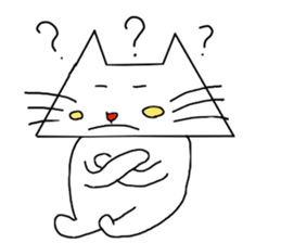 The "Triangle Cat" sticker #1531424