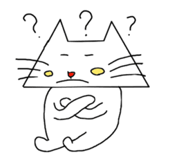 The "Triangle Cat" sticker #1531424