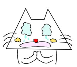 The "Triangle Cat" sticker #1531425