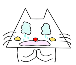 The "Triangle Cat" sticker #1531425