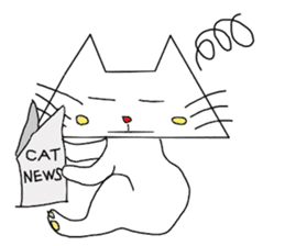 The "Triangle Cat" sticker #1531432