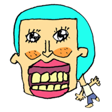 I tried to draw a funny picture! sticker #1531632