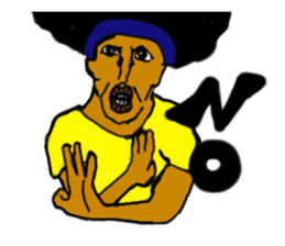 MR...Afro sticker #1532787